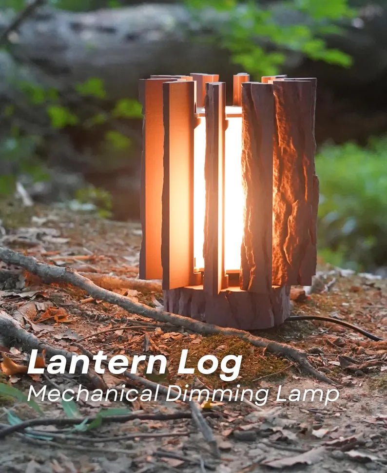 Log Lamp - Table Lamp - Loffa Design