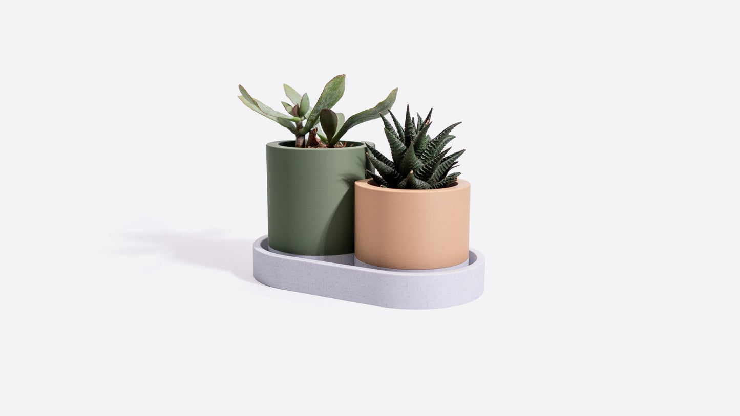 Overlapping Planter - Planter - Loffa Design